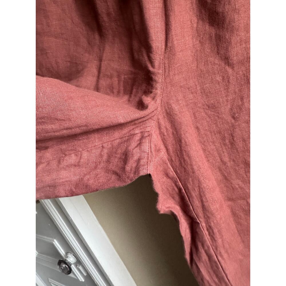 Frank & Eileen Maisie Linen Pant in Mauve - Picture 7 of 13